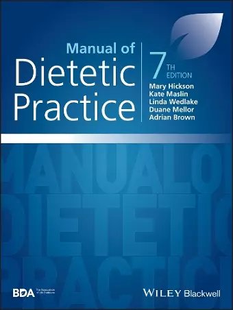 Manual of Dietetic Practice cover