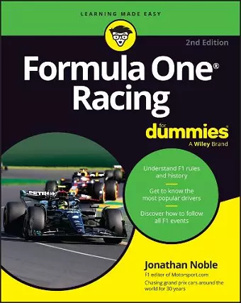 Formula One Racing For Dummies cover