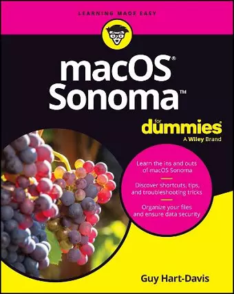 macOS Sonoma For Dummies cover