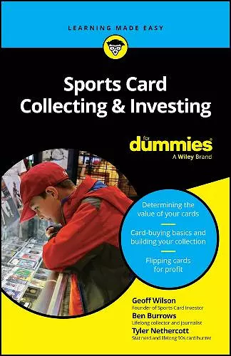 Sports Card Collecting & Investing For Dummies cover