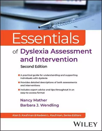 Essentials of Dyslexia Assessment and Intervention cover