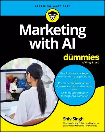 Marketing with AI For Dummies cover