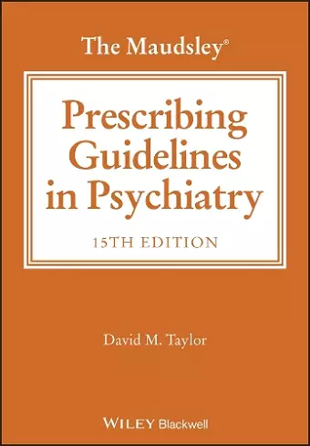 The Maudsley Prescribing Guidelines cover