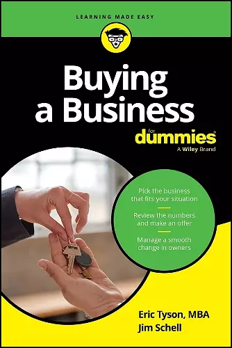 Buying a Business For Dummies cover