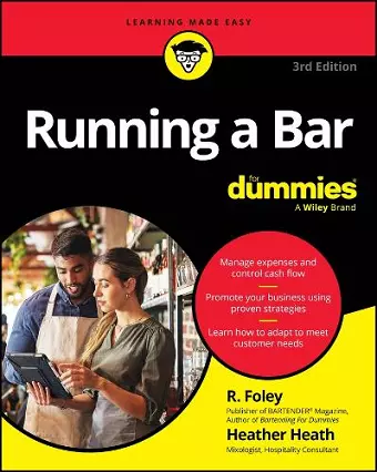 Running A Bar For Dummies cover