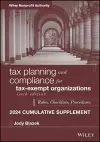 Tax Planning and Compliance for Tax-Exempt Organizations, 2024 Cumulative Supplement cover