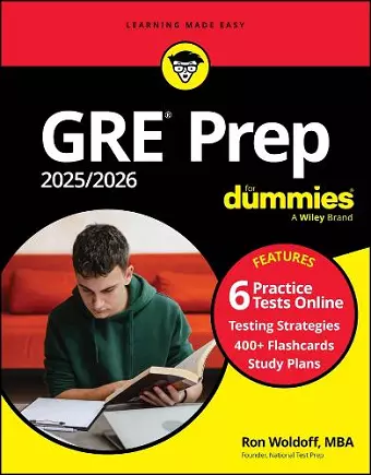 GRE Prep 2025/2026 For Dummies cover