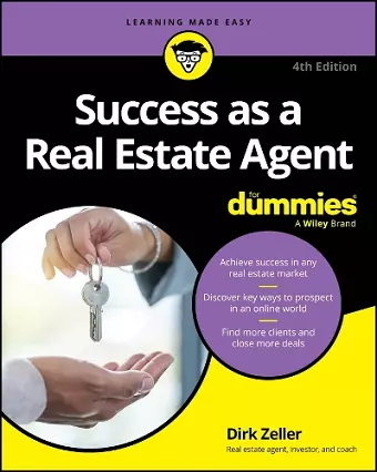 Success as a Real Estate Agent For Dummies cover