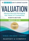 Valuation: Measuring and Managing the Value of Companies, University Edition cover