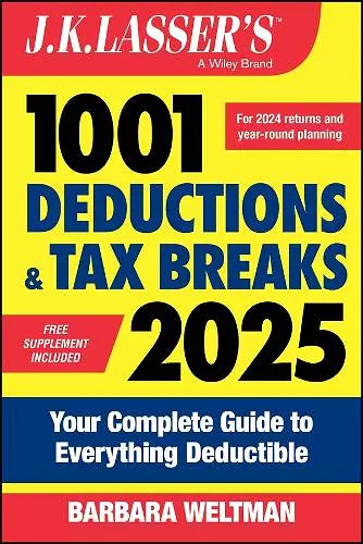 J.K. Lasser's 1001 Deductions & Tax Breaks 2025 cover