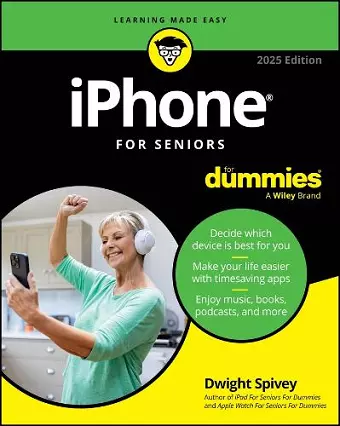 iPhone For Seniors For Dummies, 2025 Edition cover