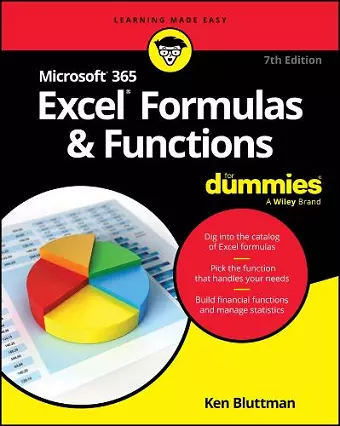 Microsoft 365 Excel Formulas & Functions For Dummies cover