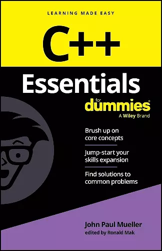 C++ Essentials For Dummies cover