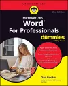 Microsoft 365 Word For Professionals For Dummies cover