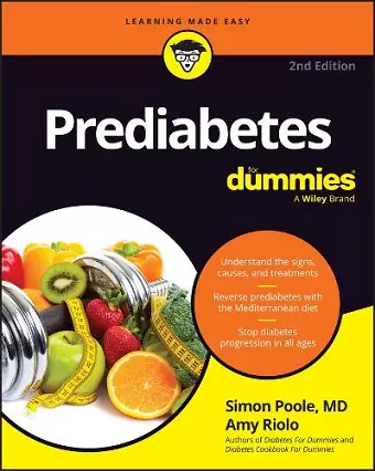 Prediabetes For Dummies cover