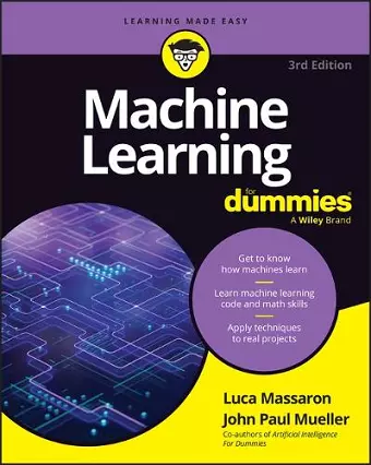 Machine Learning For Dummies cover