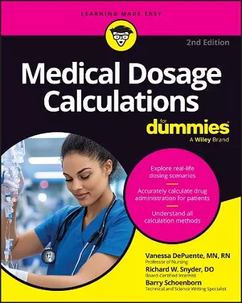Medical Dosage Calculations For Dummies cover