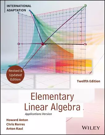 Elementary Linear Algebra, Application Version, International Adaptation, Revised Edition cover