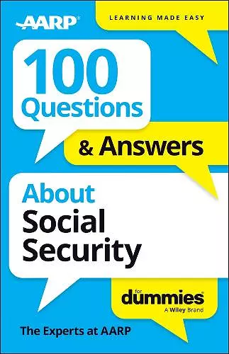 100 Questions & Answers About Social Security For Dummies cover