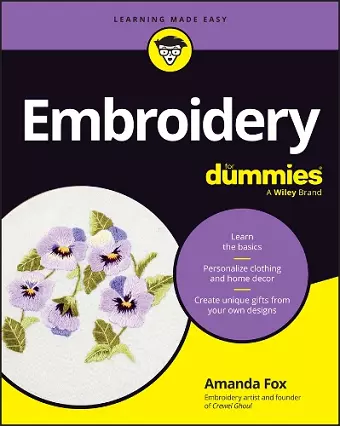 Embroidery For Dummies cover