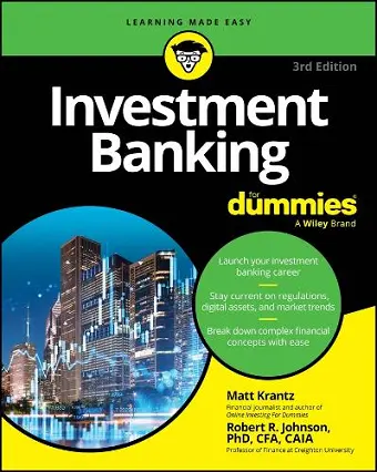 Investment Banking For Dummies cover