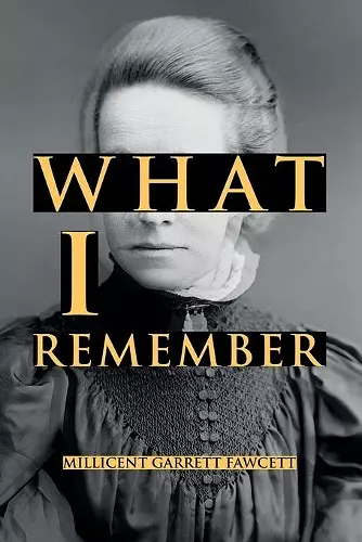 What I Remember cover