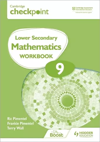 Cambridge Checkpoint Lower Secondary Mathematics Workbook 9 cover