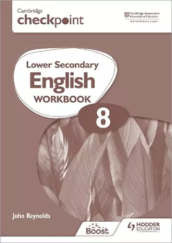 Cambridge Checkpoint Lower Secondary English Workbook 8 cover