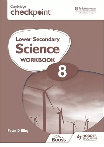 Cambridge Checkpoint Lower Secondary Science Workbook 8 cover