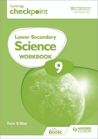 Cambridge Checkpoint Lower Secondary Science Workbook 9 cover