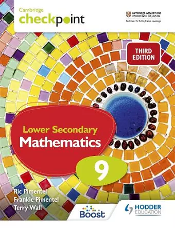 Cambridge Checkpoint Lower Secondary Mathematics Student's Book 9 cover