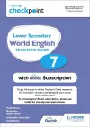Cambridge Checkpoint Lower Secondary World English Teacher's Guide 7 with Boost Subscription cover
