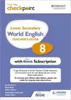 Cambridge Checkpoint Lower Secondary World English Teacher's Guide 8 with Boost Subscription cover