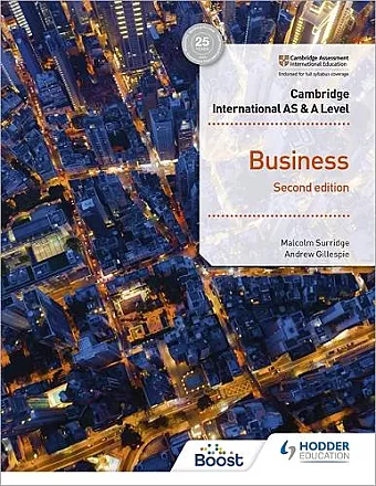 Cambridge International AS & A Level Business Second Edition cover