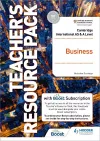 Cambridge International AS & A Level Business Teacher's Resource Pack with Boost Subscription cover