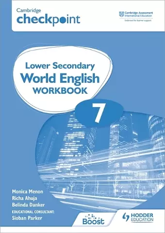 Cambridge Checkpoint Lower Secondary World English Workbook 7 cover