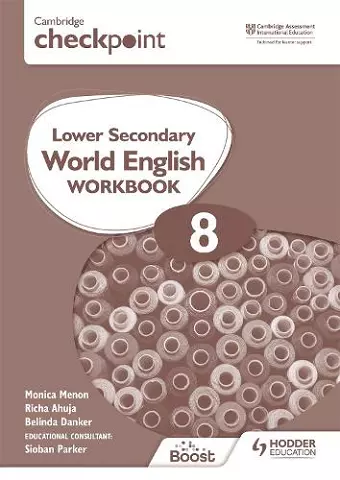 Cambridge Checkpoint Lower Secondary World English Workbook 8 cover