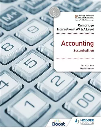 Cambridge International AS and A Level Accounting Second Edition cover