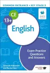 Common Entrance 13+ English Exam Practice Questions and Answers cover