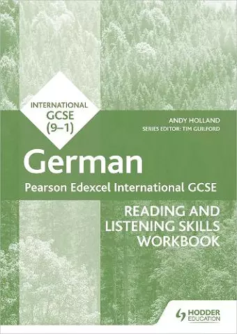 Pearson Edexcel International GCSE German Reading and Listening Skills Workbook cover