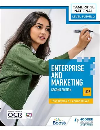 Level 1/Level 2 Cambridge National in Enterprise & Marketing (J837): Second Edition cover