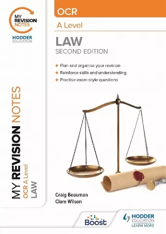 My Revision Notes: OCR A Level Law Second Edition cover