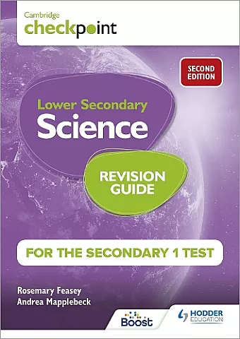 Cambridge Checkpoint Lower Secondary Science Revision Guide for the Secondary 1 Test 2nd edition cover