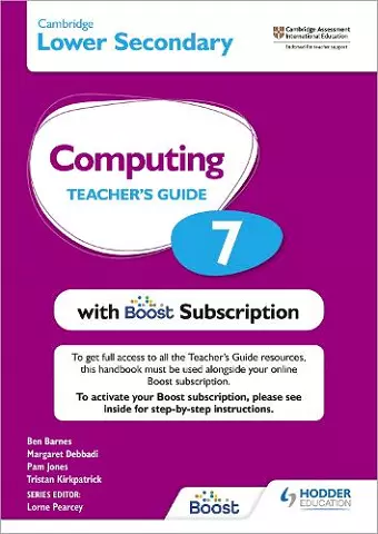 Cambridge Lower Secondary Computing 7 Teacher's Guide with Boost Subscription cover