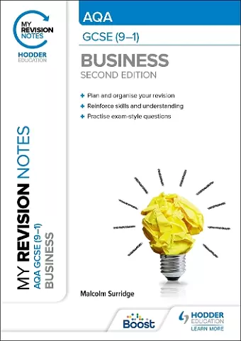 My Revision Notes: AQA GCSE (9-1) Business Second Edition cover