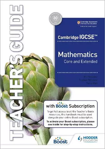 Cambridge IGCSE Core and Extended Mathematics Teacher's Guide with Boost Subscription cover