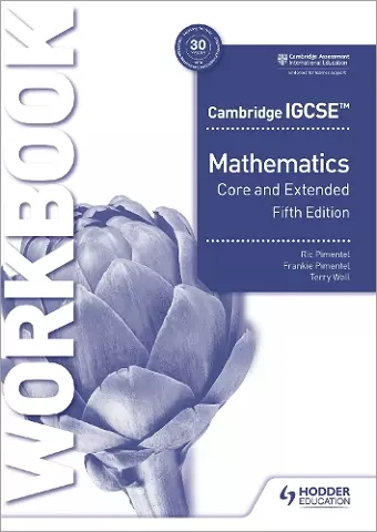 Cambridge IGCSE Core and Extended Mathematics Workbook Fifth edition cover