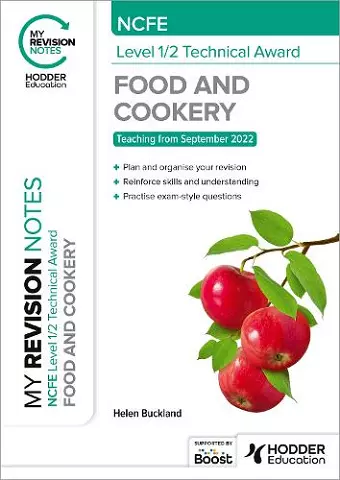 My Revision Notes: NCFE Level 1/2 Technical Award in Food and Cookery cover