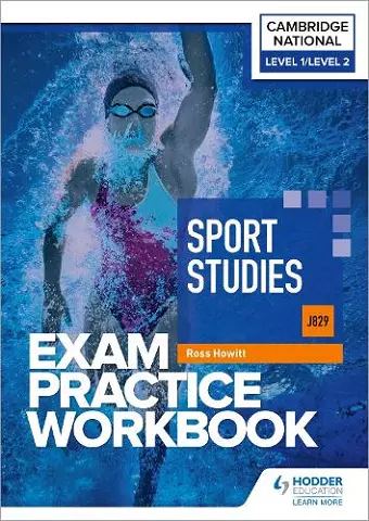 Level 1/Level 2 Cambridge National in Sport Studies (J829) Exam Practice Workbook cover