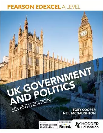 Pearson Edexcel A Level UK Government and Politics Seventh Edition cover